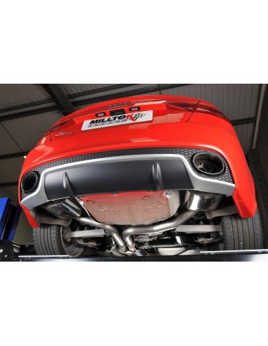 Audi RS5 4,2 V8 B8 Milltek Sport Cat-Back med aktiva avgasventiler - Non-Resonated (mindre-dämpad)