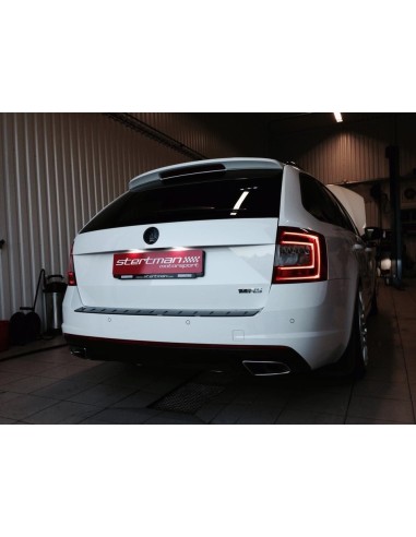 Skoda Octavia 2,0TFSi RS 5E Milltek Sport 3" Cat-Back avgassystem - Non-Resonated (mindre-dämpad)