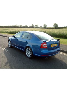 Skoda Octavia 2,0TFSi RS Milltek Sport Cat-Back 2x 76,2 JET utblås - Resonated (dämpad) 2