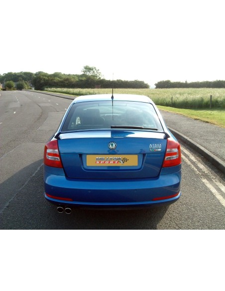 Skoda Octavia 2,0TFSi RS Milltek Sport Cat-Back 2x 76,2 JET utblås - Resonated (dämpad)