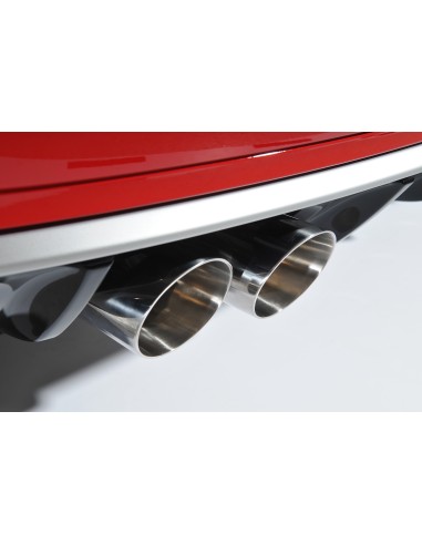 Audi RS3 2,5TFSi 8P Milltek Sport 3" Cat-Back 2x 90 Chrome GT utblås med avgasventiler - Resonated (dämpad)