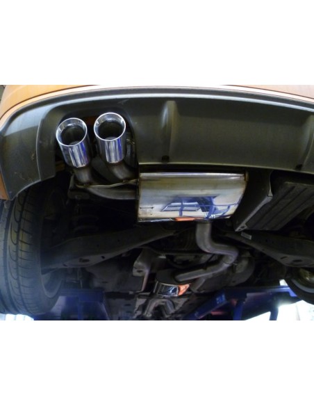 Audi S3 2,0TFSi 3-D 8P Milltek Sport Cat-Back 2x 80 chrome GT utblås - Resonated (dämpad)