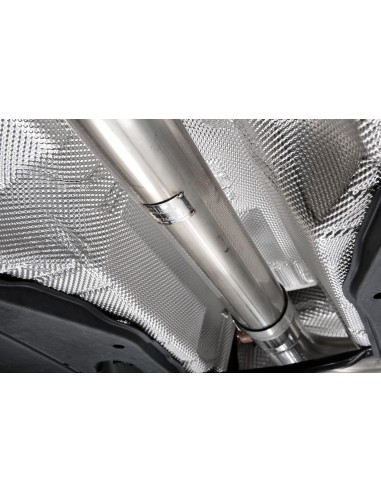 Seat Leon 2,0TFSi Cupra 3 & 5 dörrars Milltek Sport Cat-Back 4x 80 Chrome GT utblås - Resonated (dämpad)