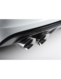 Audi S3 2,0TFSi Sportback 8V Milltek Sport 3" Cat-Back 4x 100 chrome GT utblås (med original avgasstyrning) - Non-Resonated (min 2