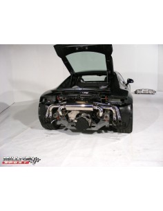 Audi R8 V8 2007-12 Milltek Sport Cat-Back tar bort bakre katalysatorer - Non-Resonated (mindre-dämpad) 2