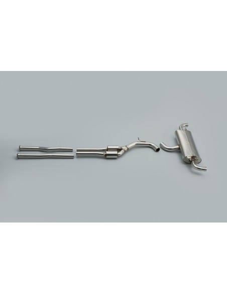 Audi TTRS 2,5TFSi Roadster Milltek Sport Cat-Back med aktiva avgasventiler - Resonated (dämpad)