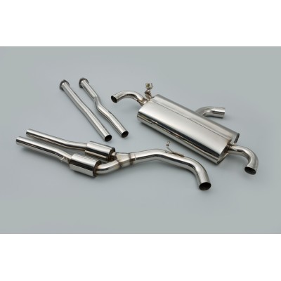 Audi TTRS 2,5TFSi Roadster Milltek Sport Cat-Back med aktiva avgasventiler - Resonated (dämpad)