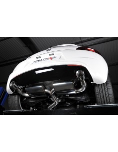 VW Scirocco 2,0TFSi R Milltek Sport 3" Cat-Back 2x 100 chrome GT utblås - Resonated (dämpad)