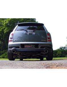 Mini Cooper Clubman S R55 Milltek Sport Cat-Back 2x 100 chrome JET utblås - Non-Resonated (mindre-dämpad)