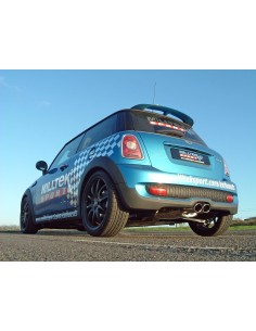 Mini Cooper S R56 Milltek Sport Cat-Back 2x Ovala JET utblås (passar ej JCW stötfångare) - Resonated (dämpad)