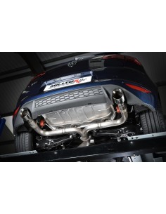 VW Golf GTD mk7 Milltek Sport Cat-Back GTi mk7 look 2x 100 GT utblås (kräver Golf GTi mk7 diffuser) - Resonated (dämpad)