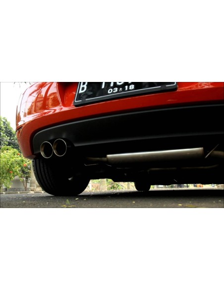VW Golf 1,4TSi GT mk6 Milltek Sport Cat-Back 2x 80 GT utblås - Resonated (dämpad)