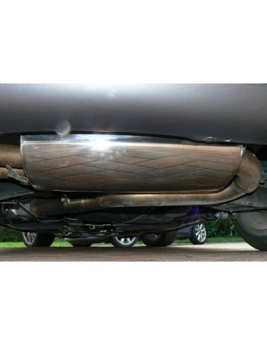 VW Golf GTi Edition 30 Milltek Sport 2,75" Cat-Back 2x 80 chrome GT utblås - Non-Resonated (mindre-dämpad)