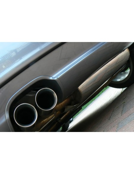 VW Golf GTi Edition 30 Milltek Sport 2,75" Cat-Back 2x 80 chrome GT utblås - Resonated (dämpad)