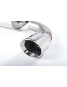 VW Golf R32 mk4 Milltek Sport Cat-Back 2x 100 chrome GT utblås - Non-Resonated (mindre-dämpad) 2