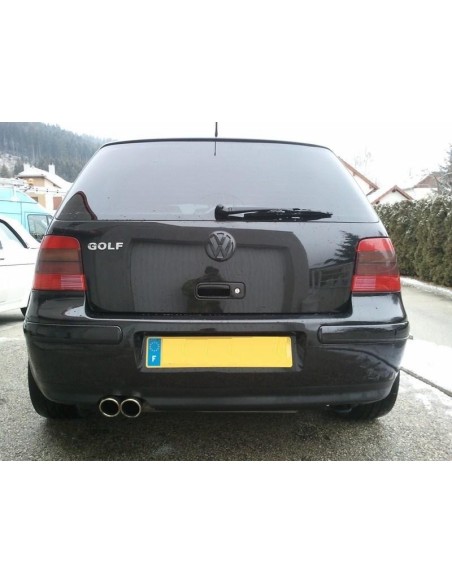 VW Golf V6 4-Motion mk4 Milltek Sport Cat-Back 2x 76,2 chrome JET utblås - Non-Resonated (mindre-dämpad)