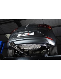Seat Leon 2,0TDi 150hk 3 & 5 dörrars Milltek Sport Cat-Back 2x 80 chrome GT utblås - Non-Resonated (mindre-dämpad) 2