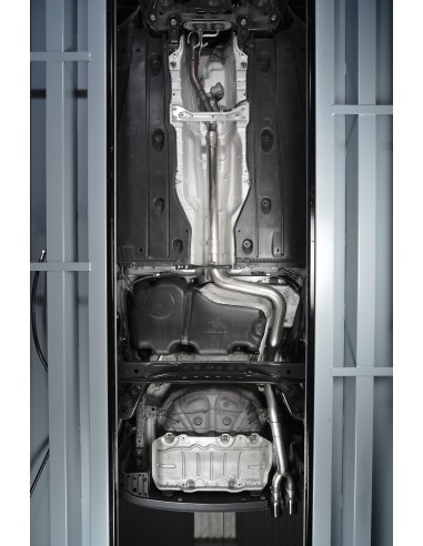 Seat Leon 2,0TDi 150hk 3 & 5 dörrars Milltek Sport Cat-Back 2x 80 chrome GT utblås - Non-Resonated (mindre-dämpad)