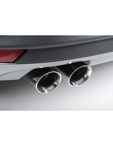 Seat Leon 2,0TDi 150hk 3 & 5 dörrars Milltek Sport Cat-Back 2x 80 chrome GT utblås - Resonated (dämpad)