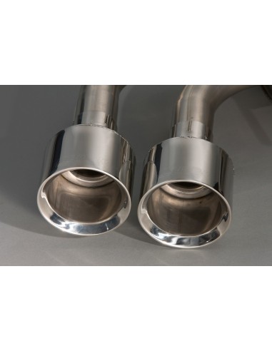 BMW M3 S55 F80 Milltek Sport Cat-Back 4x 90 chrome GT utblås (måste kapa original avgassystem) - Resonated (dämpad)
