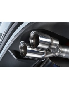 Seat Leon 2,0TFSi Cupra ST (kombi) Milltek Sport Cat-Back 4x 80 Chrome GT utblås - Non-Resonated (mindre-dämpad) 2