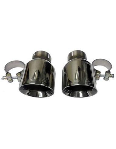 Audi A4 2,0TFSi B7 Quattro Milltek Sport Cat-Back 2x 100 chrome GT utblås - Non-Resonated (mindre-dämpad)