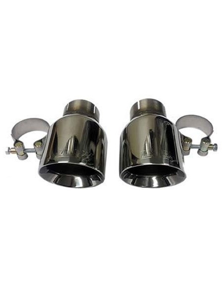 Audi A4 2,0TFSi B7 Quattro Automat Milltek Sport Cat-Back 2x 100 chrome GT utblås - Resonated (dämpad)