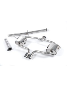 Mini Cooper S Cab R52 Milltek Sport Cat-Back 2x 76,2 chrome Special utblås - Resonated (dämpad) 2