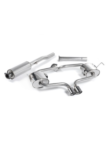 Mini Cooper S Cab R52 Milltek Sport Cat-Back 2x 76,2 chrome Special utblås - Resonated (dämpad)