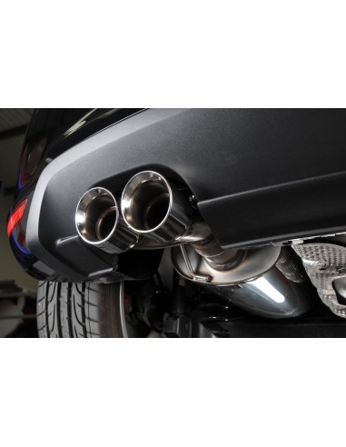 VW Polo 1,4TSi GTi Milltek Sport Cat-Back 2x GT80 Chrome utblås - Non-Resonated (mindre-dämpad)