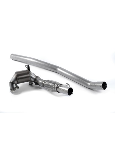 VW Golf R mk7 Milltek Sport 3" gjuten Downpipe med HJS 200 cells racekatalysator (upp till 500hk)