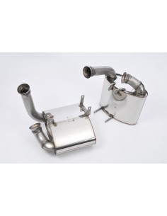 Porsche 997.1 Carrera / Carrera S Milltek Sport 2,5" Cat-Back avgassystem (Cup version) (inga avgasventiler)