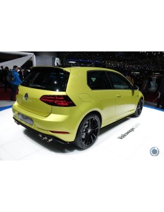 Volkswagen Golf R 3/5 dörrars mk7.5 Akrapovic Slip-On i titan med Titan utblås 2