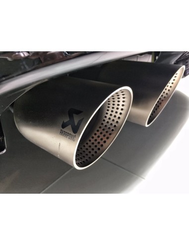 Volkswagen Golf R 3/5 dörrars mk7.5 Akrapovic Slip-On i titan med Titan utblås
