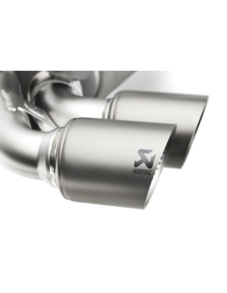 Volkswagen Golf R 3/5 dörrars mk7.5 Akrapovic Slip-On i titan med Titan utblås