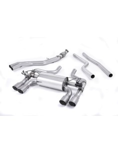 BMW M2 Competition S55 F87 Milltek Sport Från Partikelfilter och bakåt (måste kapas) 4x GT90 Titan utblås med avgasventiler - Re