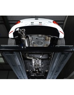 VW Polo 2,0TFSi R WRC Milltek Sport Cat-Back 2x GT80 Chrome utblås