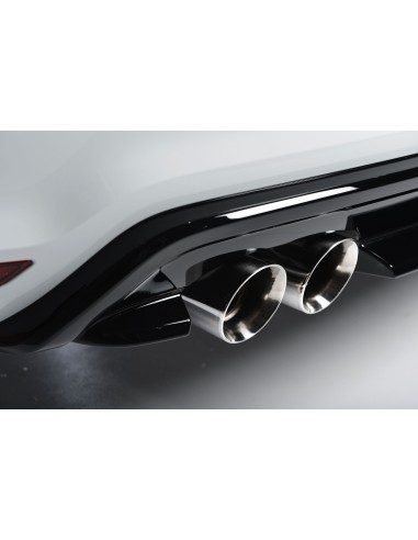 VW Polo 2,0TFSi R WRC Milltek Sport Cat-Back 2x GT80 Chrome utblås