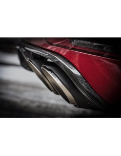 Porsche Macan 3,6 Turbo 95B Akrapovic kolfiber diffuser