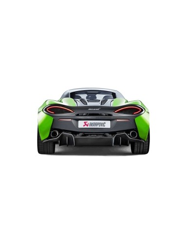 McLaren 540C Akrapovic Slip-On i Titan med kolfiber utblås