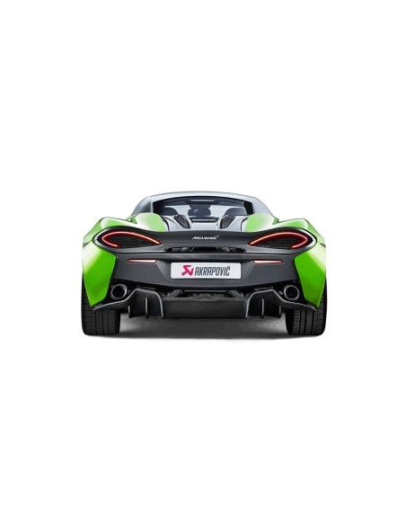 McLaren 540C Akrapovic Slip-On i Titan med kolfiber utblås