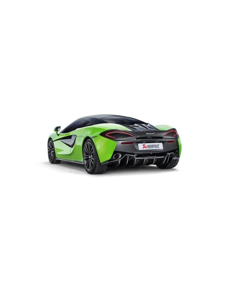 McLaren 540C Akrapovic Slip-On i Titan med kolfiber utblås