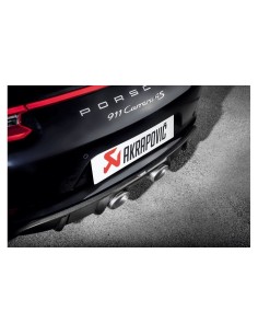 Porsche 991.2 3,0T Carrera / Carrera S Akrapovic kolfiber diffuser Matt 2