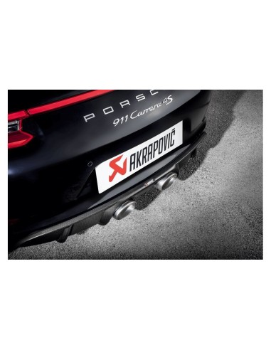 Porsche 991.2 3,0T Carrera / Carrera S Akrapovic kolfiber diffuser Matt