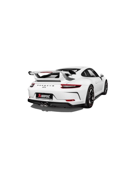 Porsche 991.2 GT3 Akrapovic Slip-On Race i Titan med Titan utblås