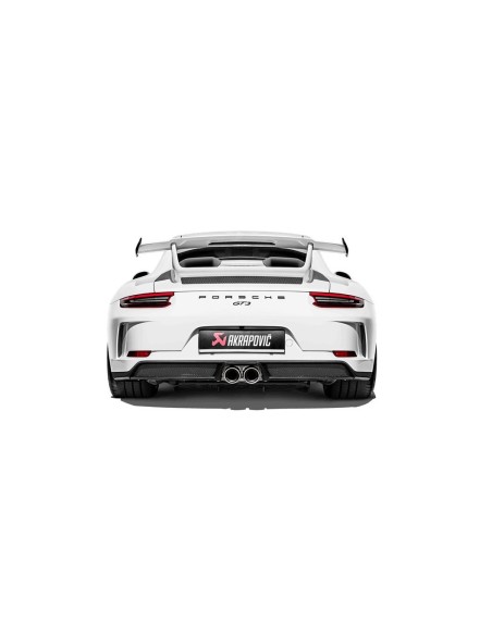 Porsche 991.2 GT3 Akrapovic Slip-On Race i Titan med Titan utblås