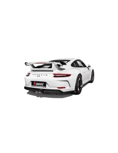 Porsche 991.2 GT3 Akrapovic Slip-On i Titan med Titan utblås 2
