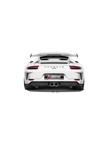 Porsche 991.2 GT3 Akrapovic Slip-On i Titan med Titan utblås
