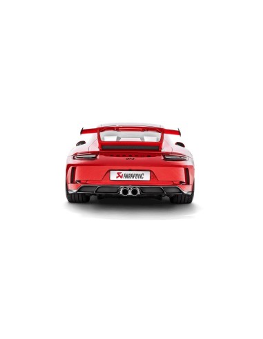 Porsche 991.2 GT3 Akrapovic kolfiber diffuser matt