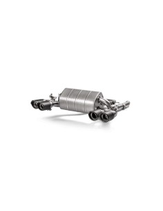 BMW M2 Competition S55 F87 Akrapovic Slip-on i Titan med kolfiber utblås (original avgassystem måste kapas) 2